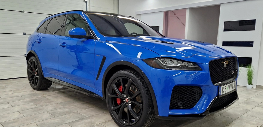 Jaguar F-Pace cena 325000 przebieg: 60400, rok produkcji 2020 z Kraków małe 562